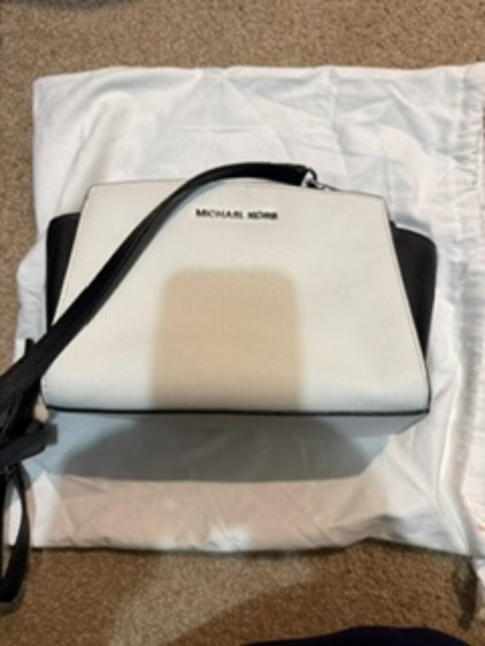 Michael Kors Selma Colorblock Saffiano Satchel Bag Crossbody